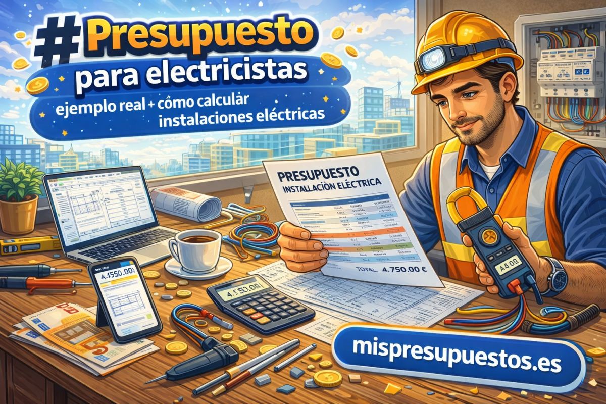 Presupuesto para electricistas: ejemplo real + cómo calcular instalaciones eléctricas