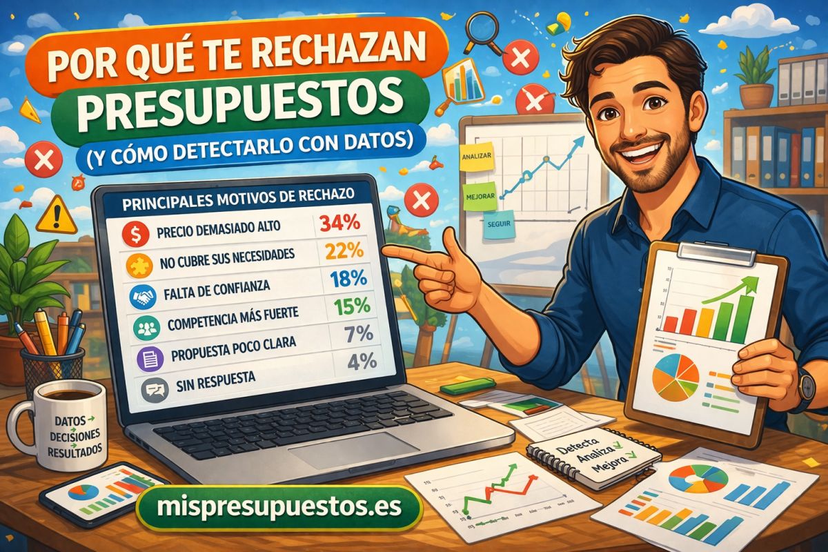 Por qué te rechazan presupuestos (y cómo detectarlo con datos)