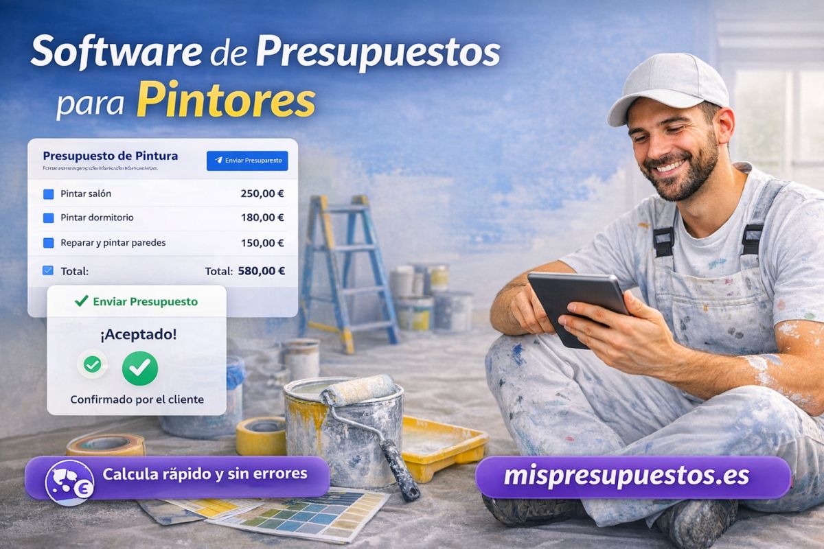 Software de presupuestos para pintores