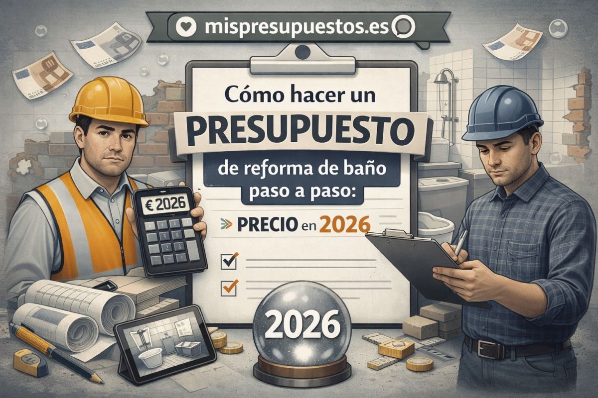 Cómo hacer un presupuesto de reforma de baño paso a paso: precio en 2026