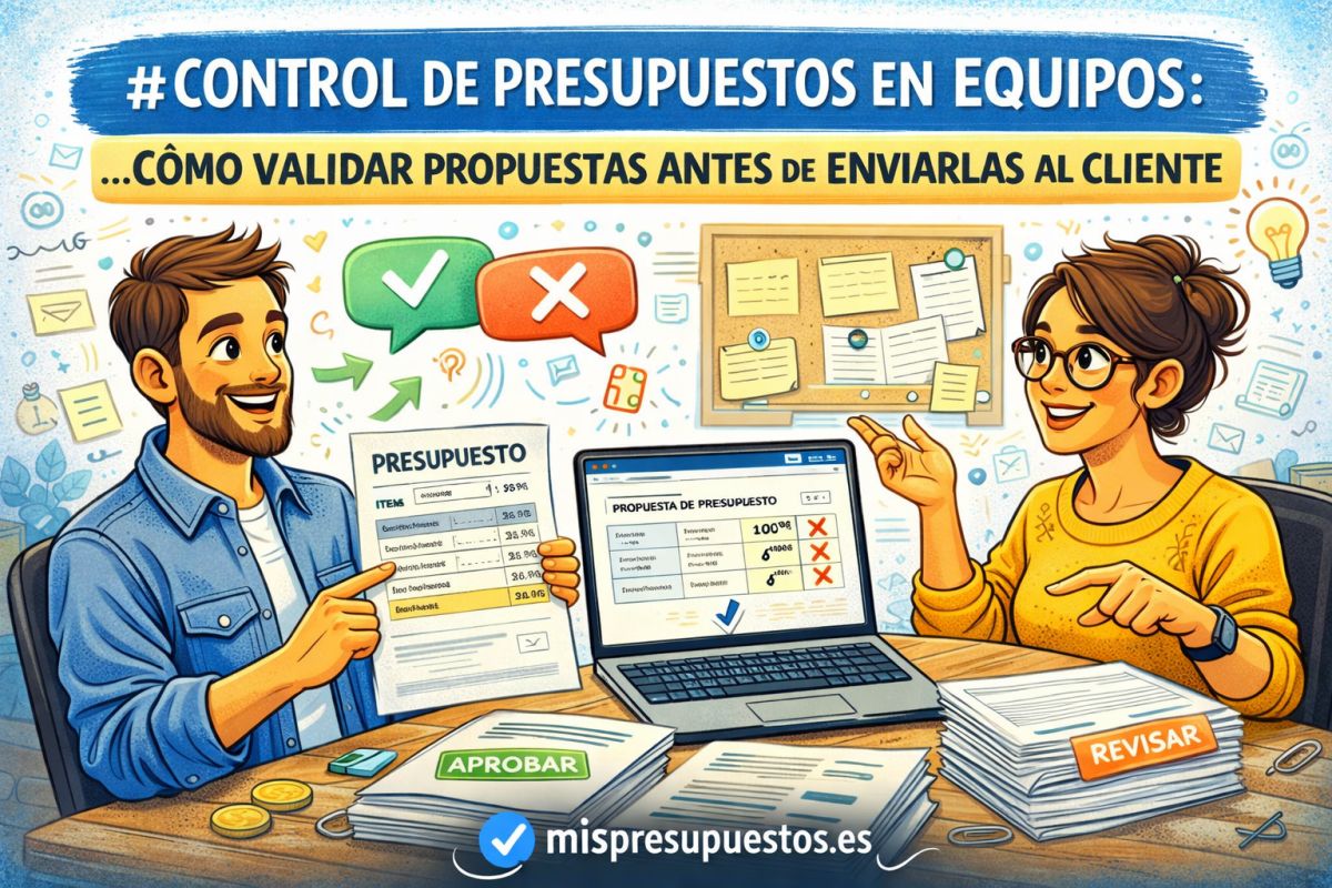 Control de presupuestos en equipos: cómo validar propuestas antes de enviarlas al cliente