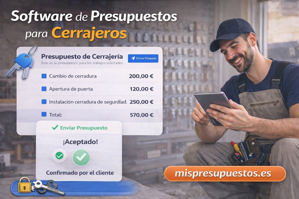 Software de presupuestos para cerrajeros