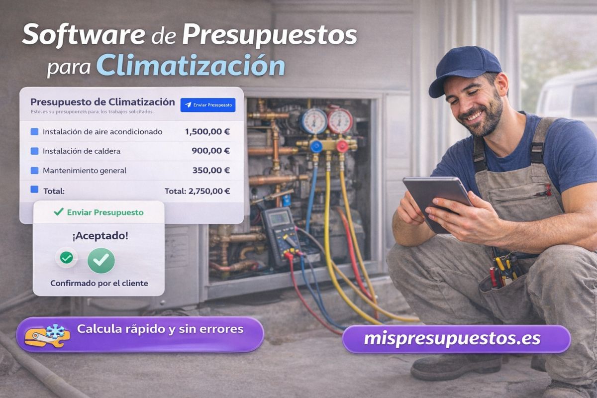 Software de presupuestos para climatización