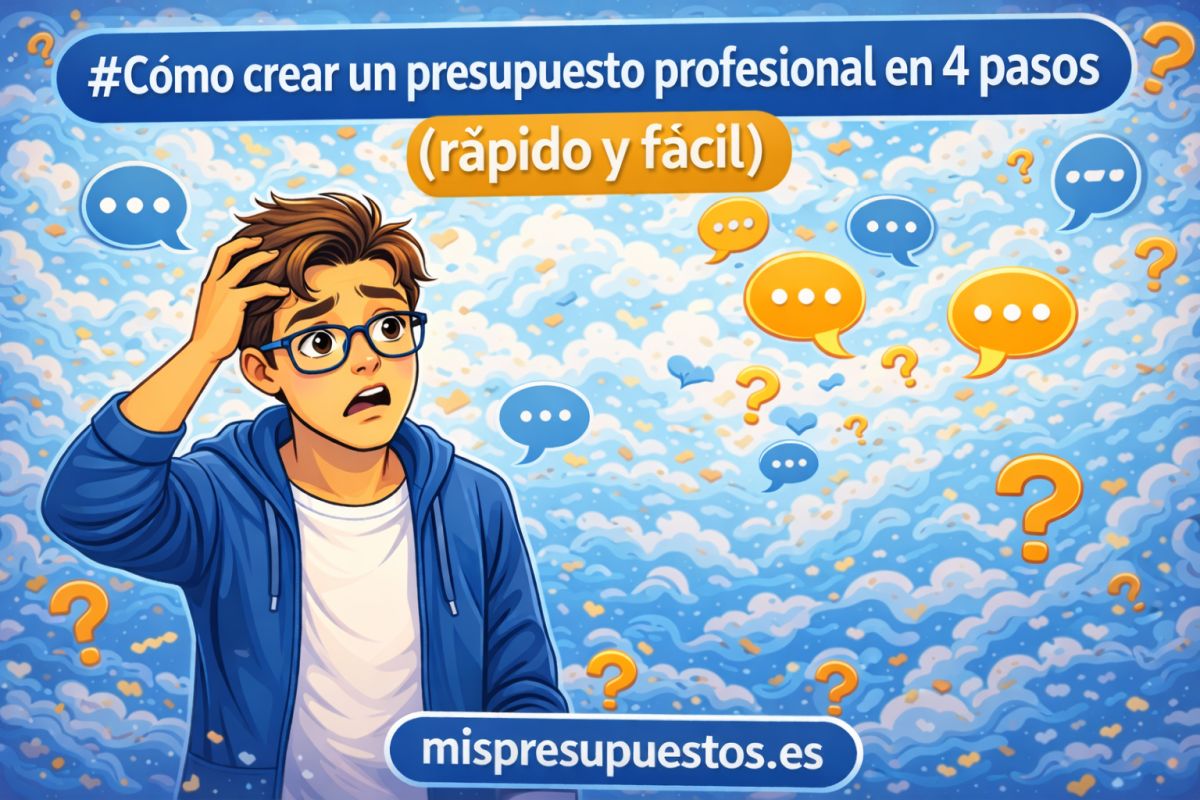 Cómo crear un presupuesto profesional en 4 pasos (rápido y fácil)