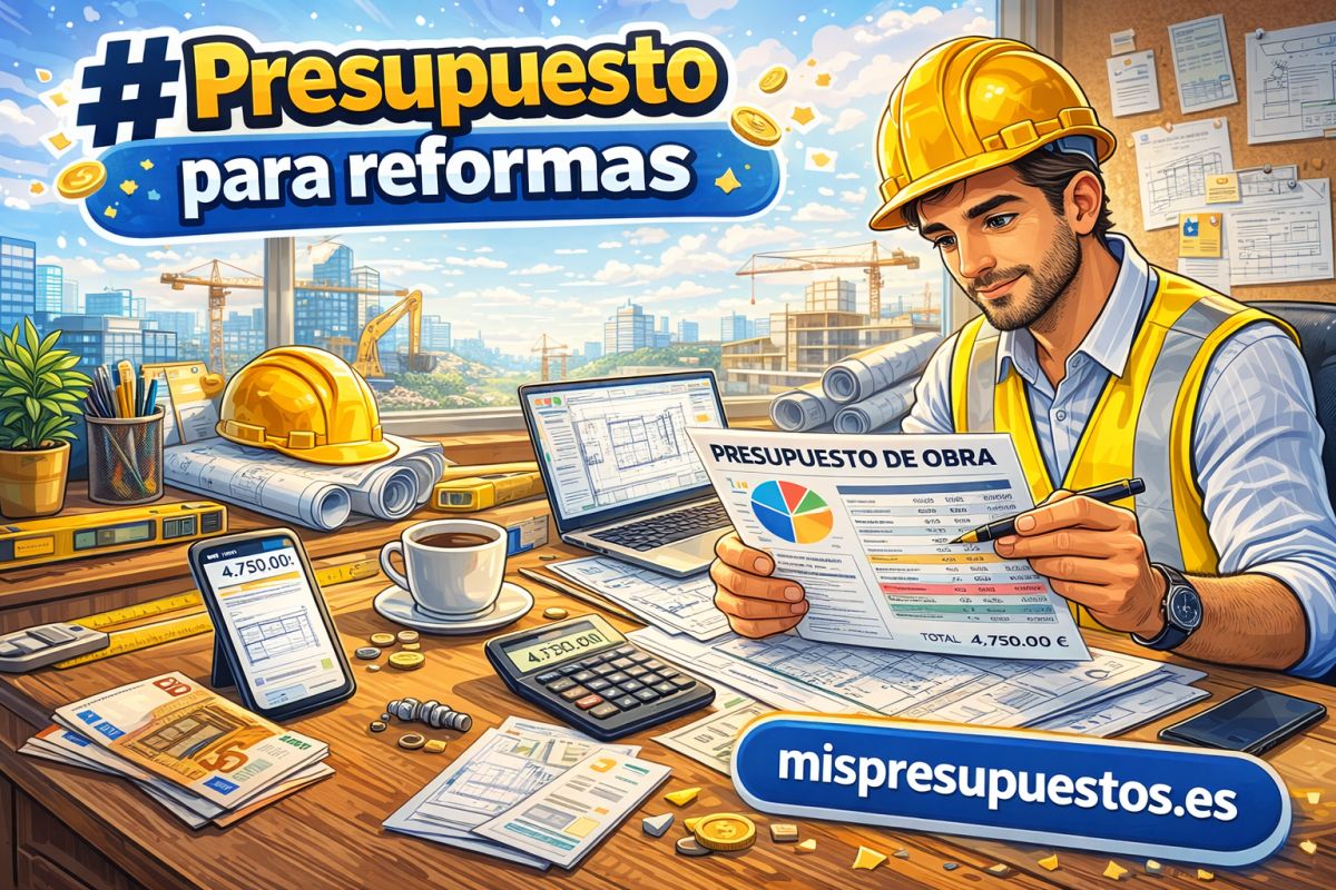 Presupuesto para reformas: ejemplo real + plantilla gratis