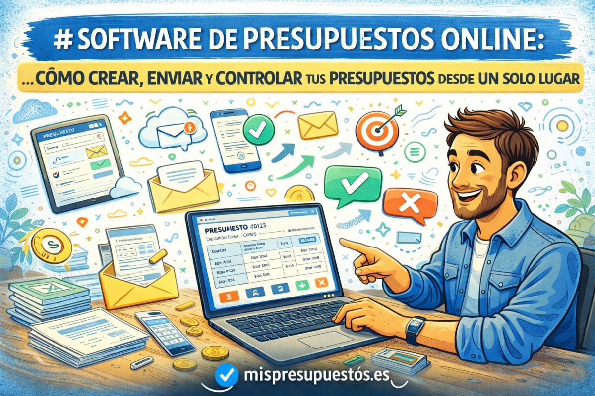 Software de presupuestos online: cómo crear, enviar y controlar tus presupuestos desde un solo lugar