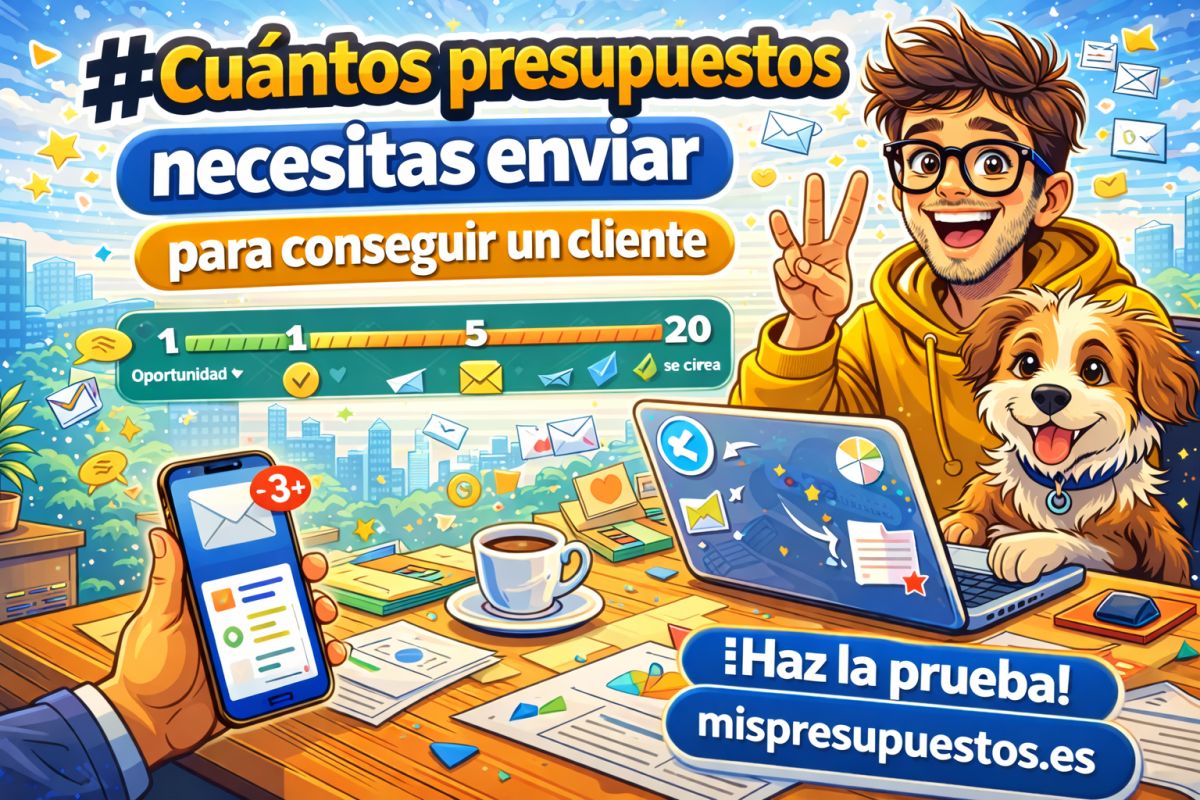 Cuántos presupuestos necesitas enviar para conseguir un cliente