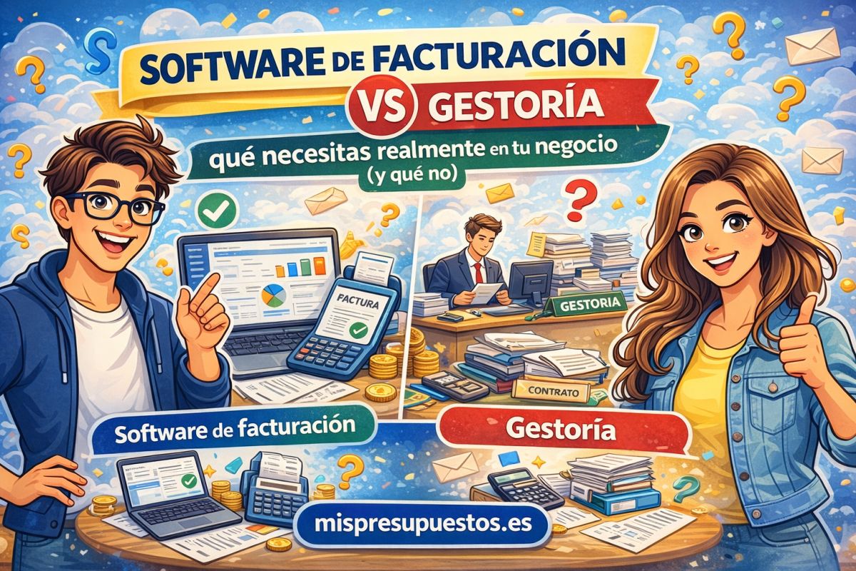 Software de facturación vs gestoría: qué necesitas realmente en tu negocio (y qué no)