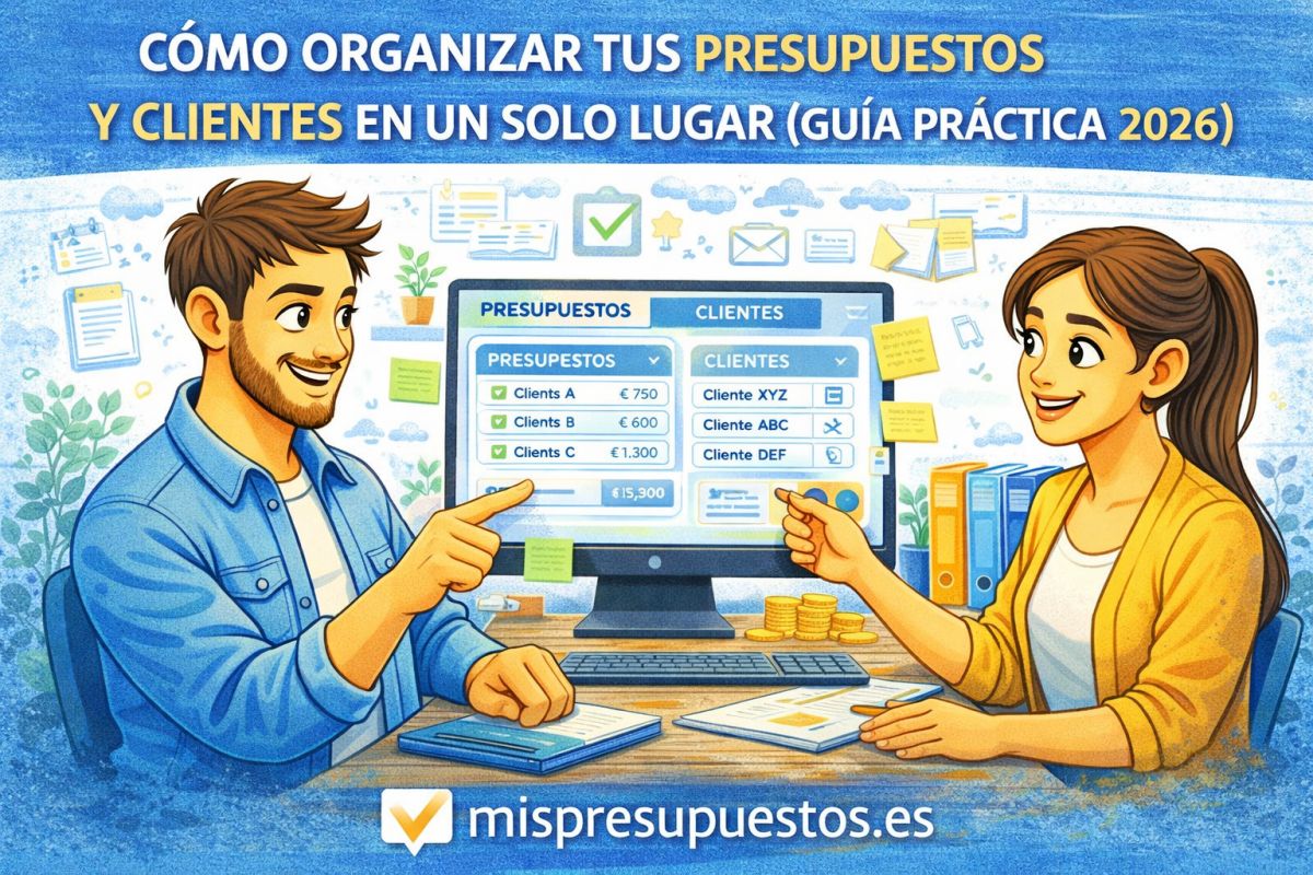 Cómo organizar tus presupuestos y clientes en un solo lugar (guía práctica 2026)