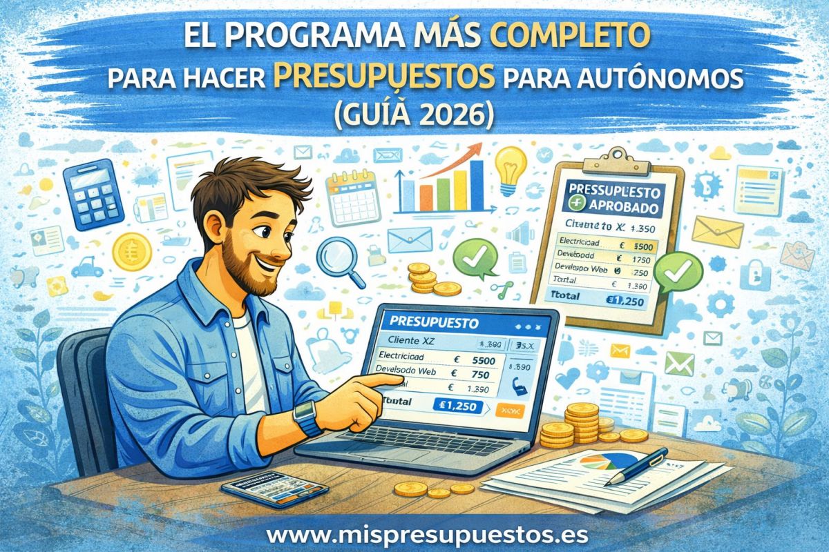 Mejor software de presupuestos para autónomos (comparativa 2026)