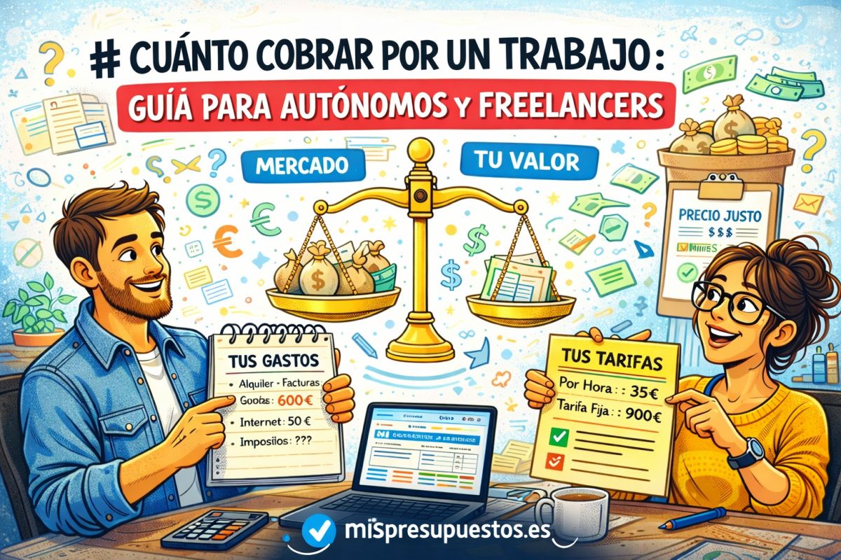 Cuánto cobrar por un trabajo: guía para autónomos y freelancers