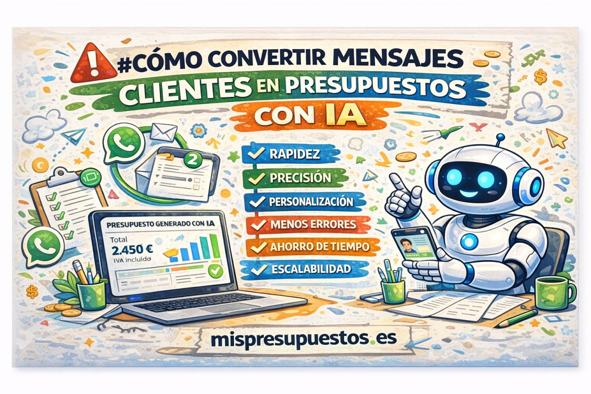 Cómo convertir mensajes de clientes en presupuestos con IA (WhatsApp, email y formularios)