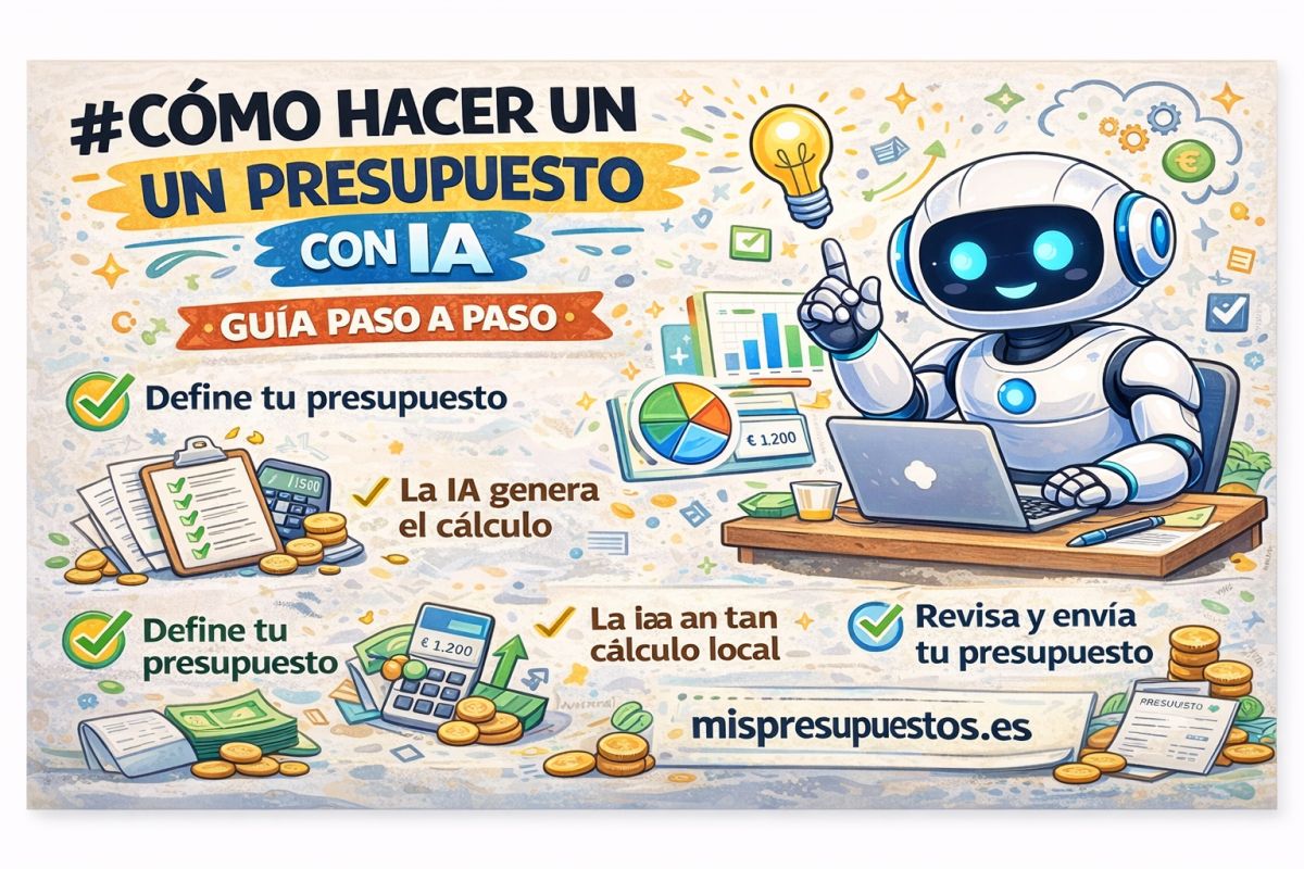Cómo hacer un presupuesto con IA paso a paso (guía completa)